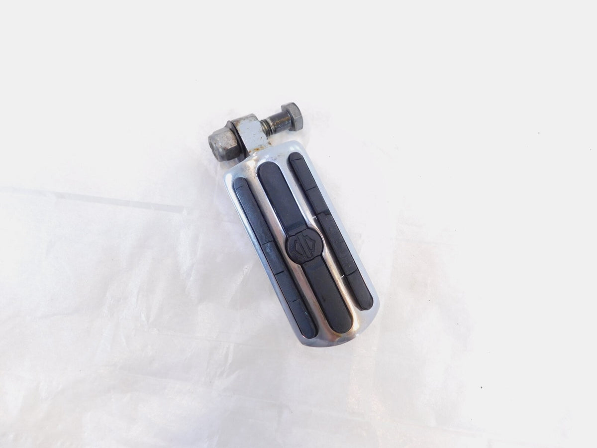 Harley Touring FXR Dyna Sportster & Softail Chrome & Rubber Footpeg Footrest