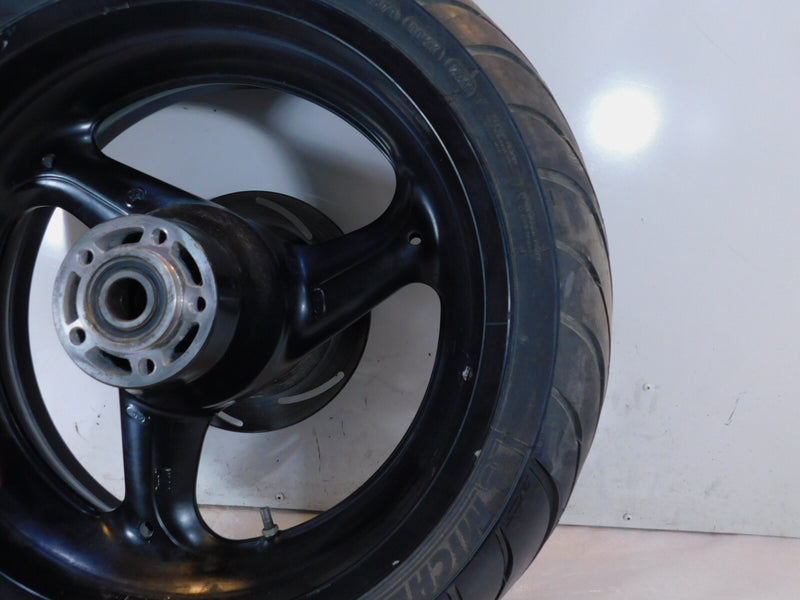 01-02 Buell M2 Cyclone S3 Thunderbolt & X1 Lightning Black Rear Wheel Rim & Tire