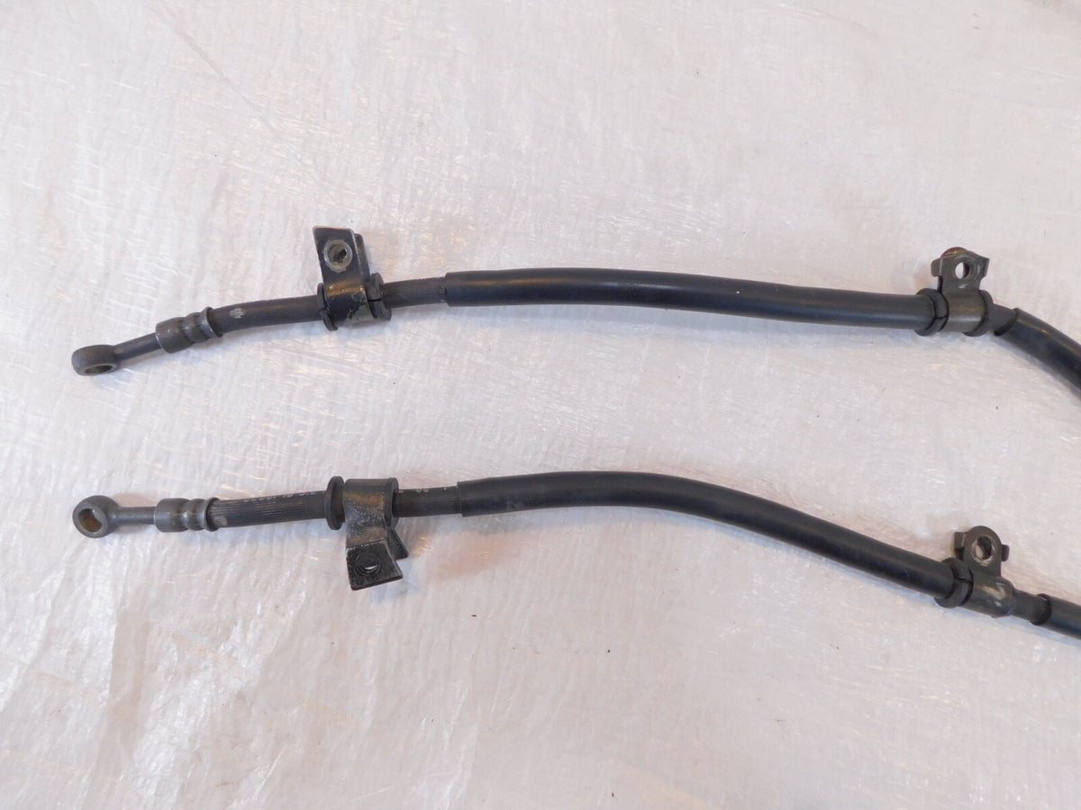 Yamaha FZR600 FZR600R Front Left & Right Brake Disc Caliper Hose Line Pipes - C3 Cycle