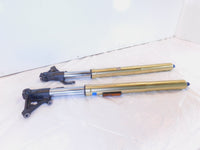 Bent 2007-2012 Triumph Tiger 1050 SE Front Wheel Suspension Fork Shock Leg Tubes - C3 Cycle