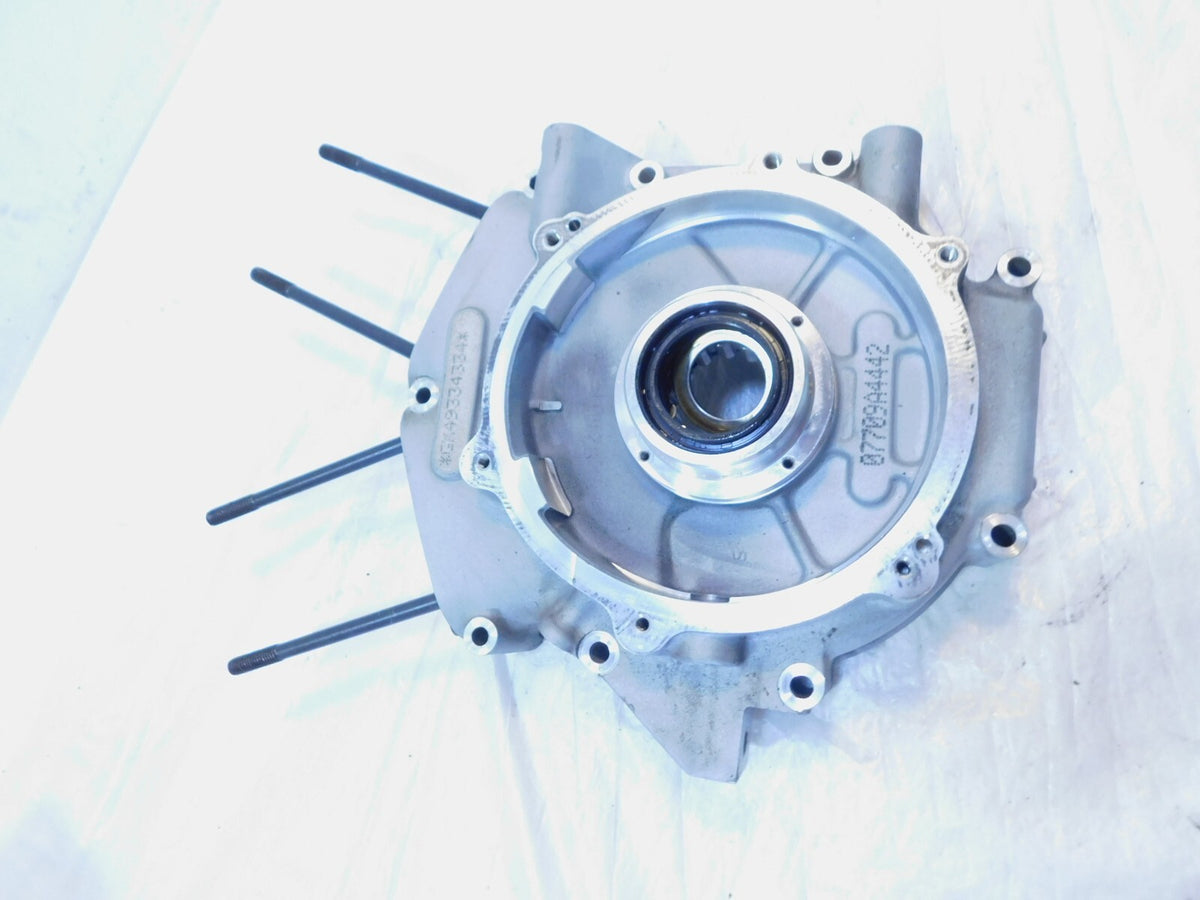 Harley Davidson Road King Electra Glide Dyna Silver Left Engine Motor Crank Case - C3 Cycle