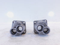 02-03 Indian Gilroy Scout & Spirit S&S Engine Motor Lifter Tappet Cover Housings