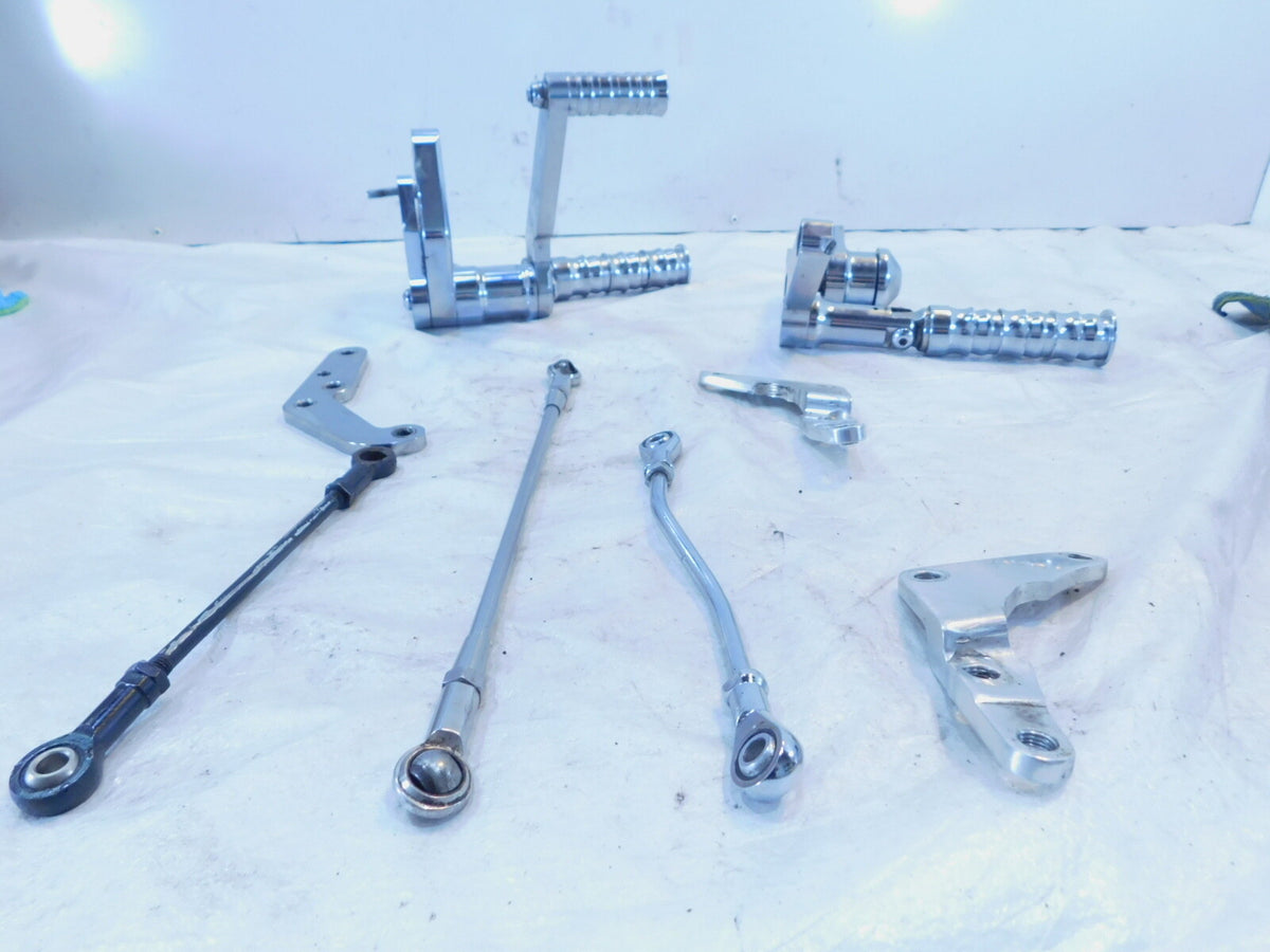 Titan Phoenix ZRM ZSX Softail Left Right Brake & Shifter Forward Control Pedals - C3 Cycle
