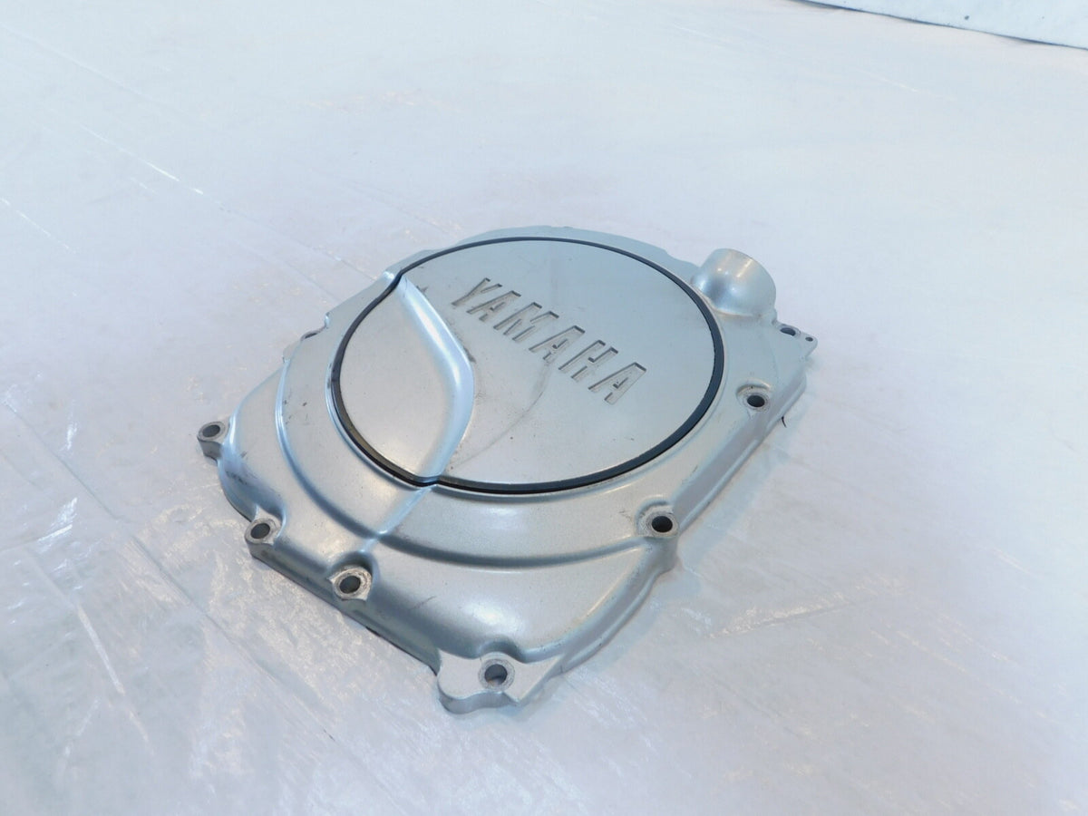 1989-1995 Yamaha FZR1000 Silver Right Engine Motor Side Clutch Crankcase Cover - C3 Cycle
