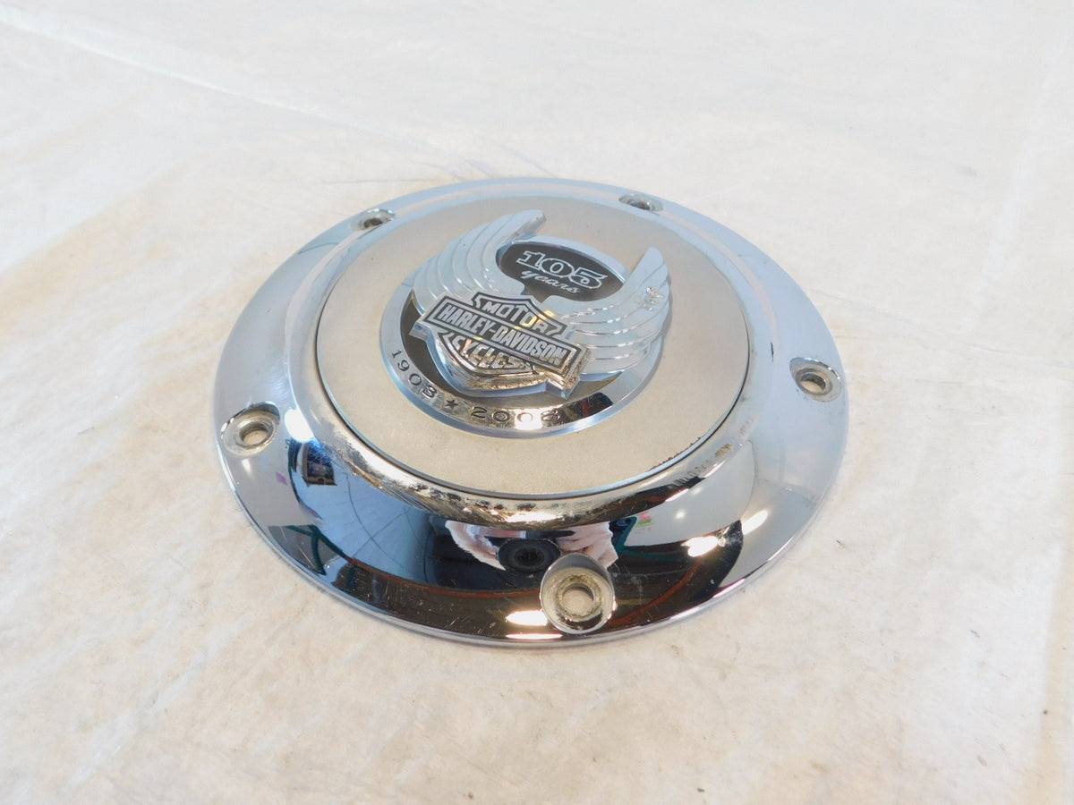 Harley Twin Cam Softail & Dyna 105th Anniversary Left Clutch Derby Engine Cover - C3 Cycle