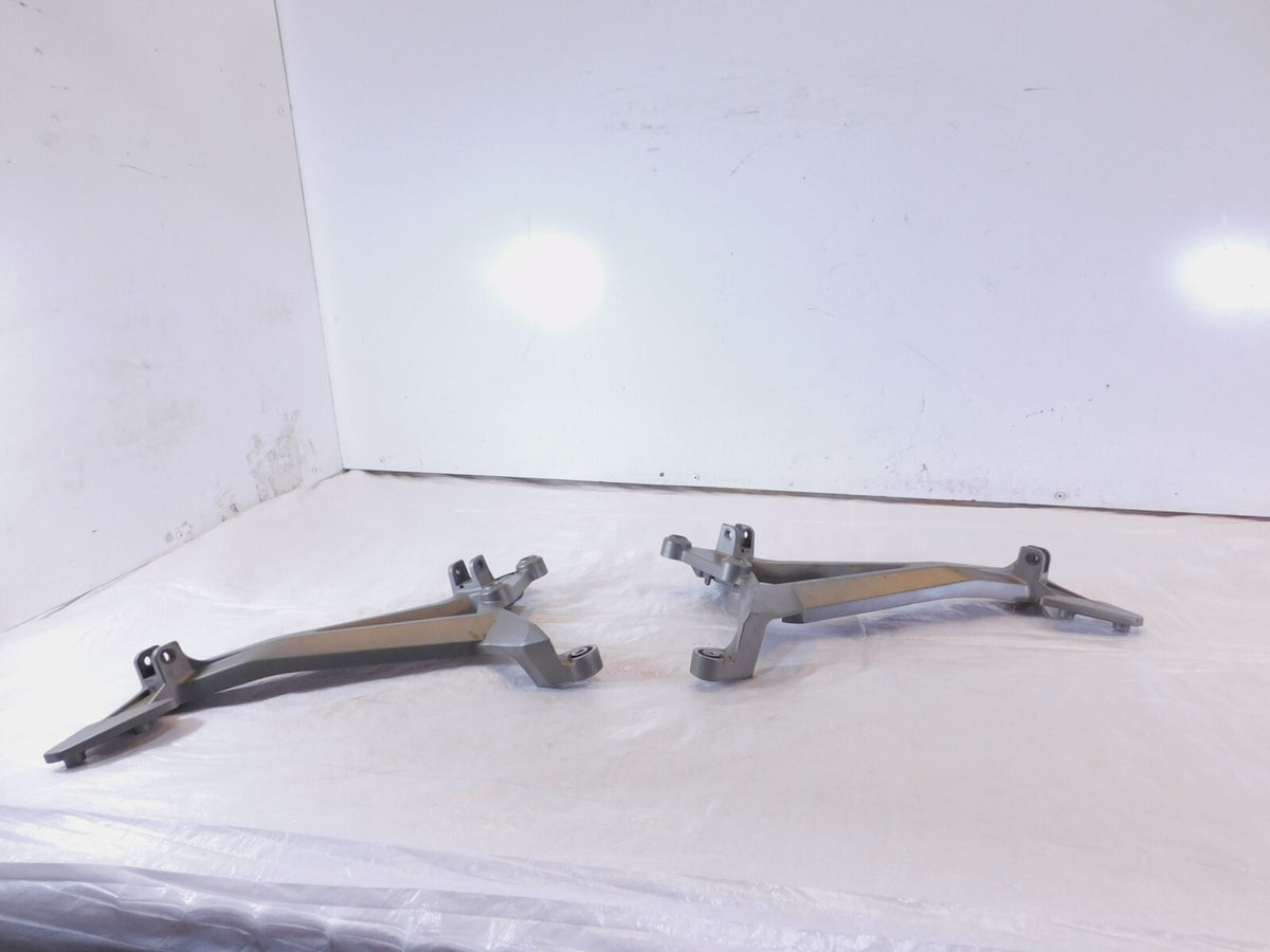 2007-2009 Aprilia Shiver 750 SL750 Gray Right/Left Side Footrest Foot Peg Mounts - C3 Cycle