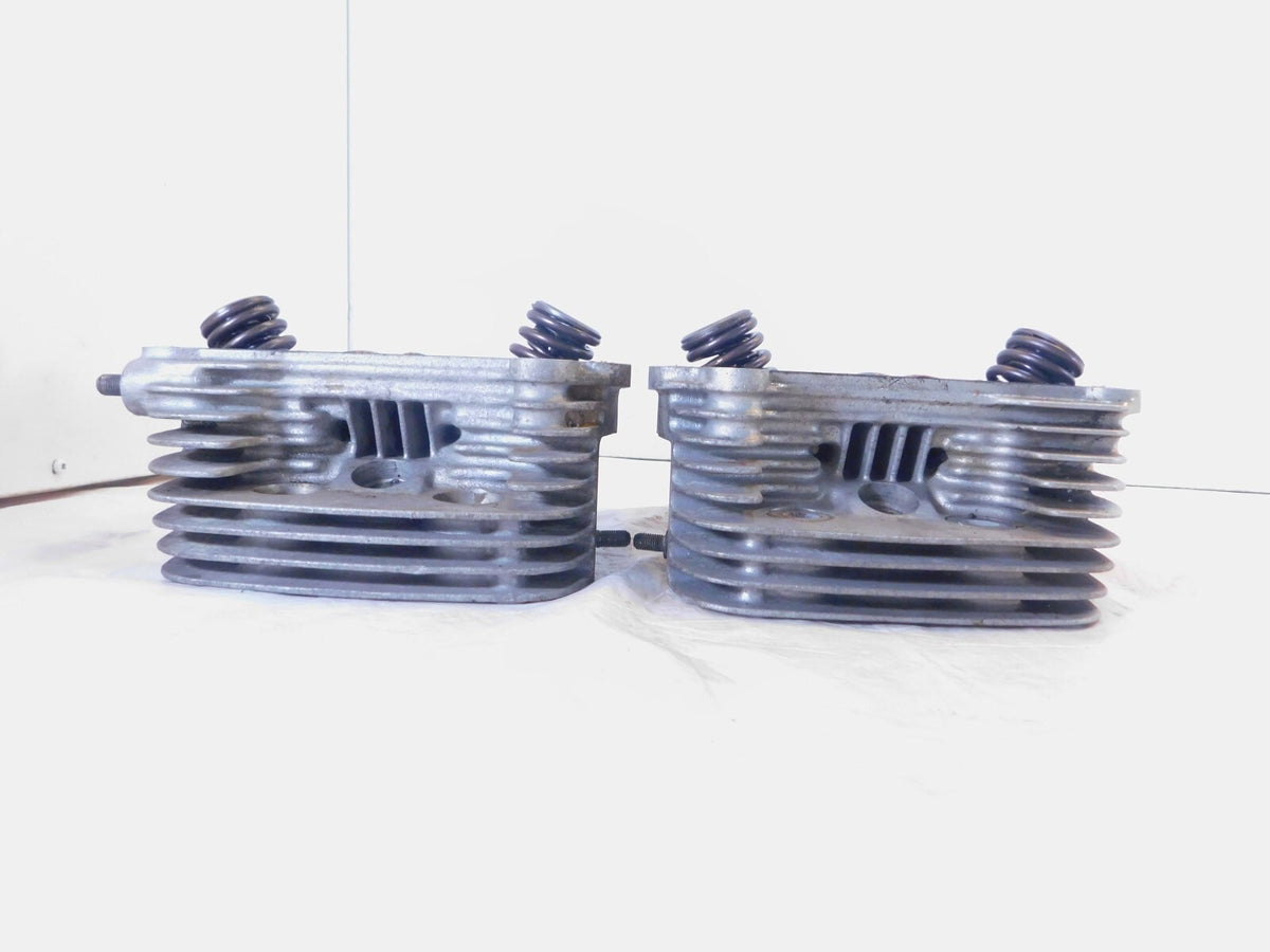 Harley Davidson Sportster 883 Hugger & Custom Silver Cylinder Heads w/ Valves - C3 Cycle