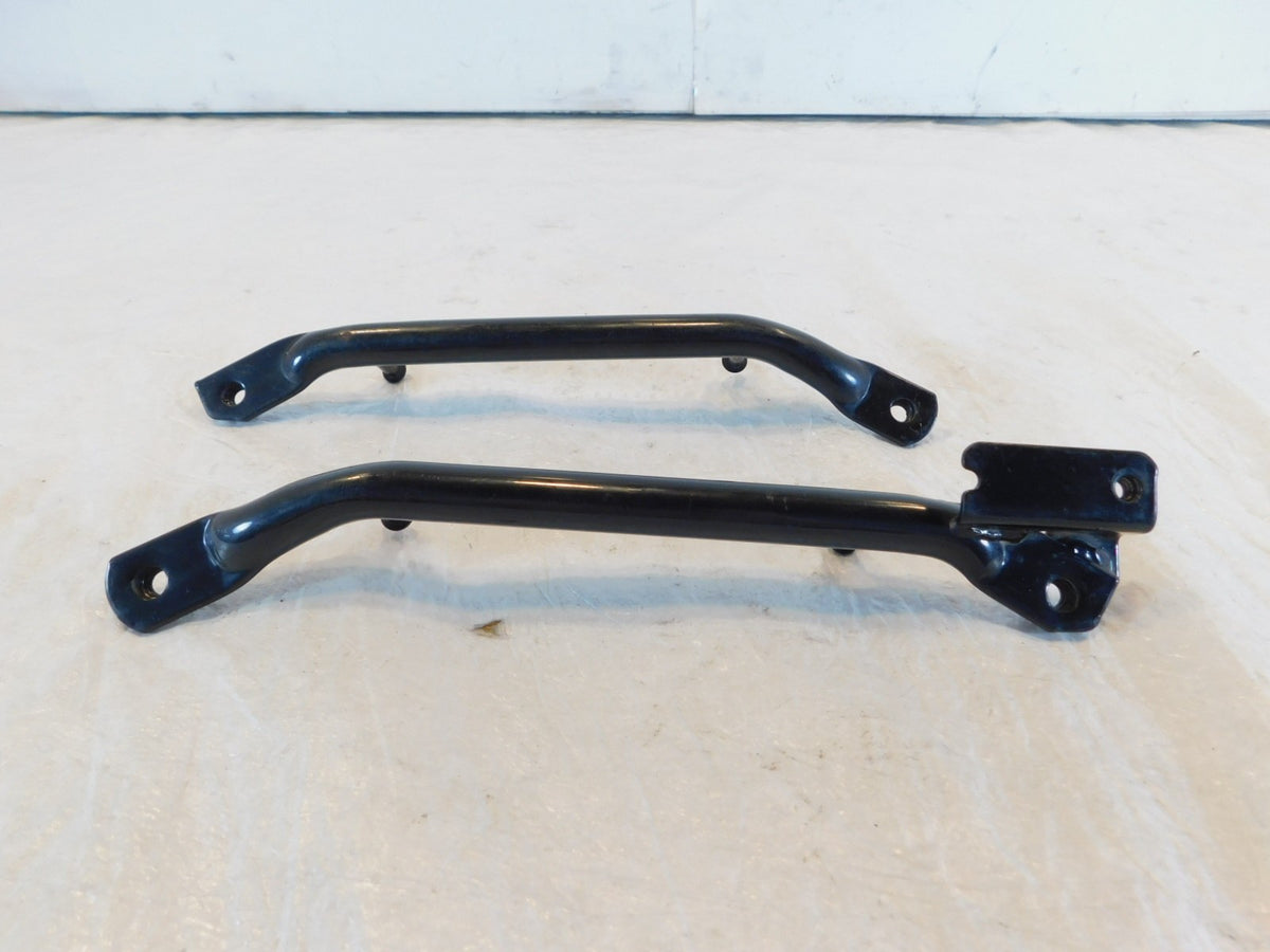Pair Kawasaki Ninja ZX600 ZX600-E & ZZR600 Rear Passenger Seat Grab Bar Rails - C3 Cycle