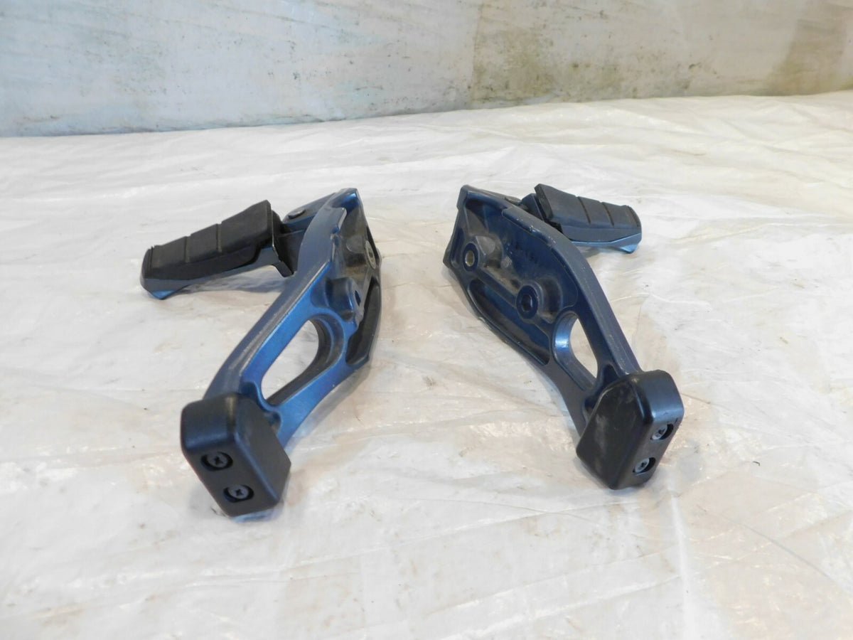 2000-06 BMW R1150R Left/Right Rear Passenger Footrest Foot Pegs & Mount Brackets - C3 Cycle
