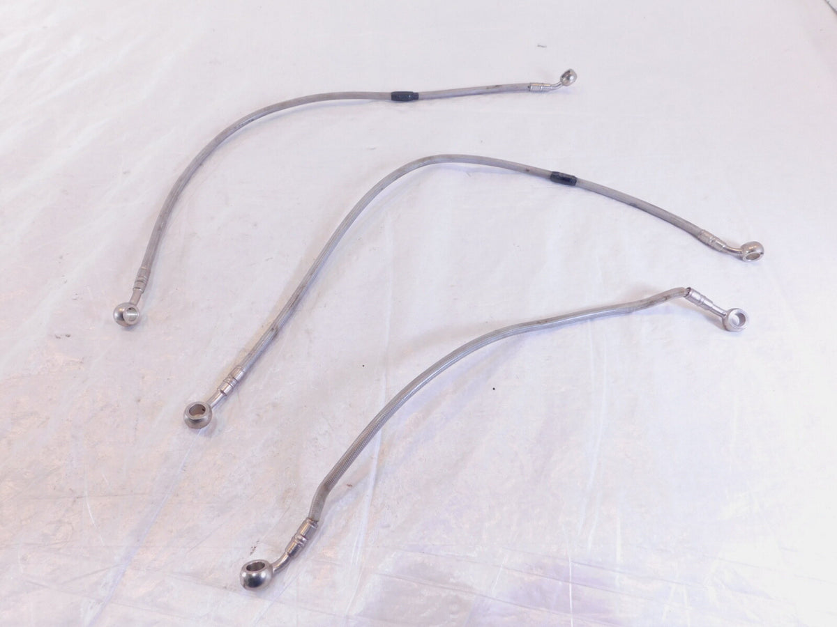 83-85 Honda CB650 CB650SC Nighthawk 650 Front Brake Master Cylinder Hose Lines - C3 Cycle