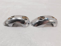 Harley Davison VRSCR Street Rod Chrome Left Right Handlebar Riser Clamp Caps - C3 Cycle