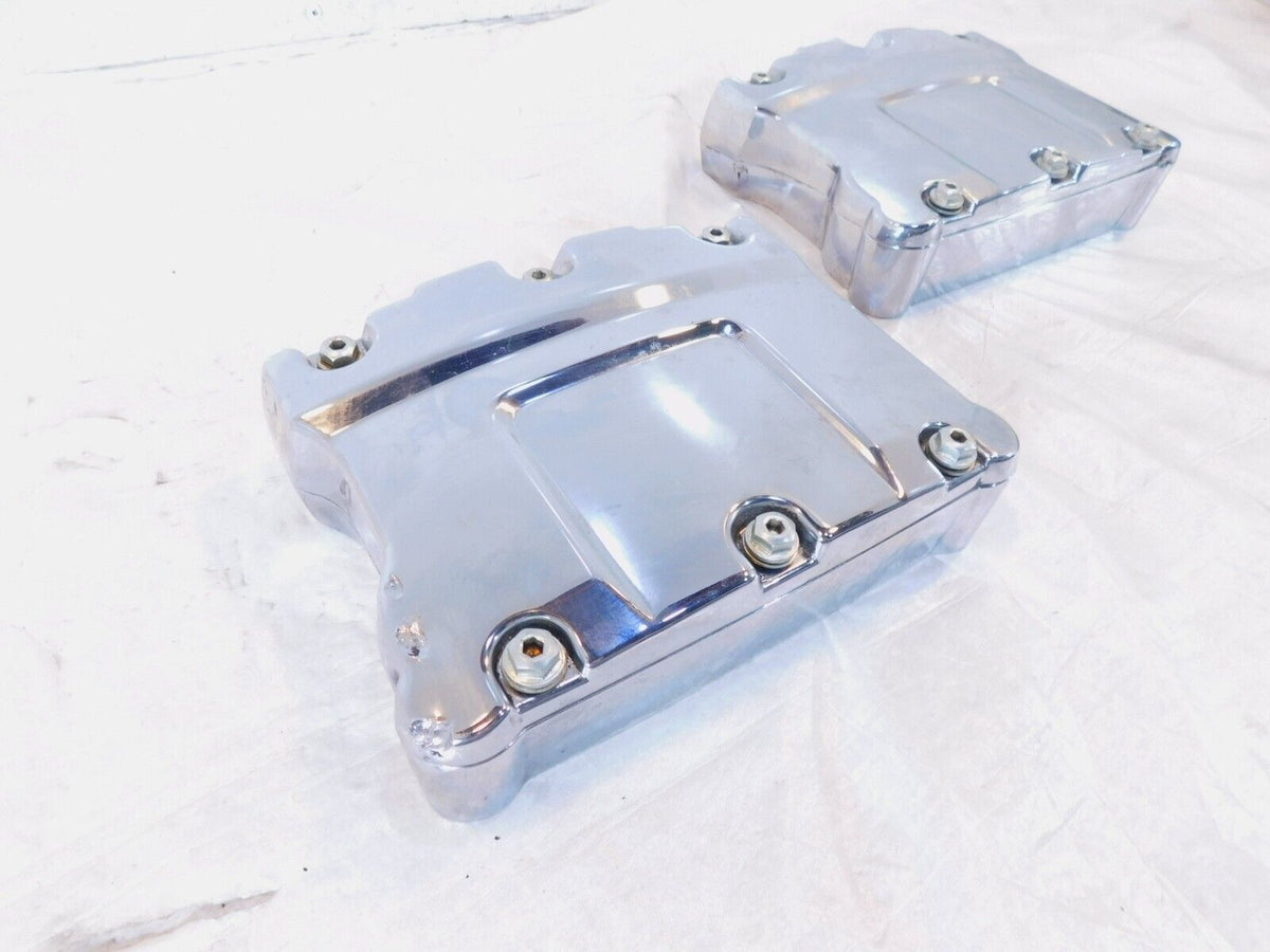 Harley Road King Dyna & Softail Chrome Cylinder Head Top Rocker Boxes & Arms - C3 Cycle