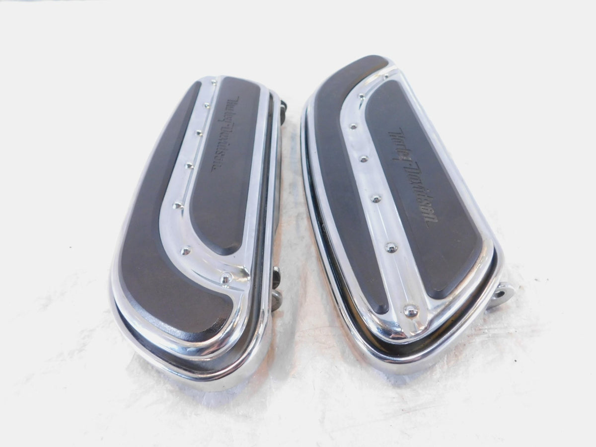 Harley CVO Road King Custom Street Glide Left & Right Footboard Floorboards - C3 Cycle