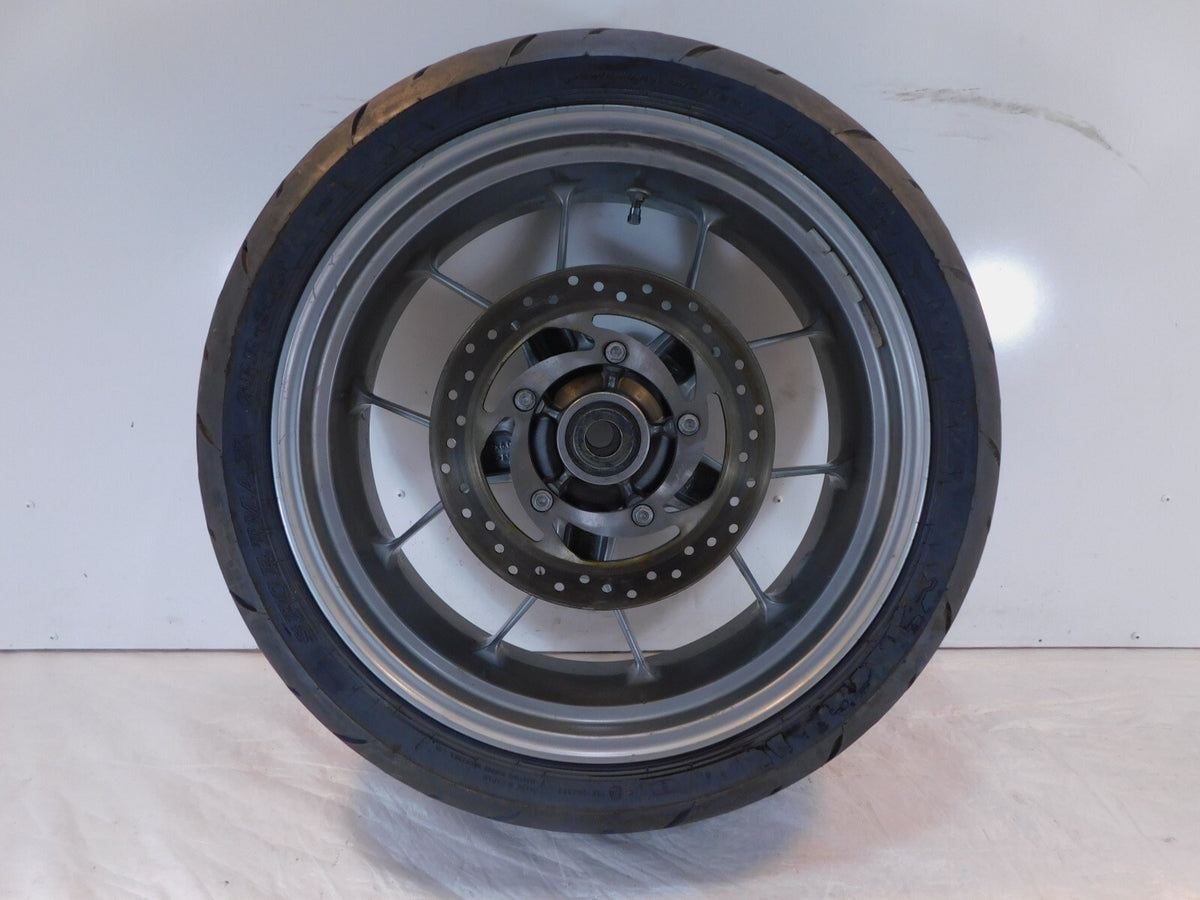 2007 2008 2009 Aprilia Shiver 750 SL750 Gray Rear Wheel Rim & Brake Rotor - C3 Cycle