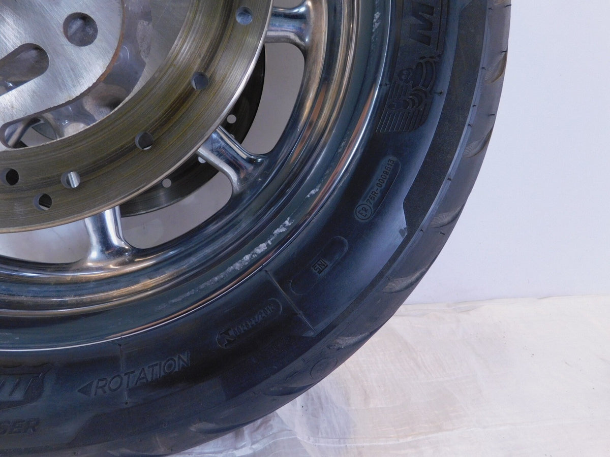 Harley Touring Road King & Electra Glide Front Chrome Wheel Rim w/ Tire & Rotors - C3 Cycle