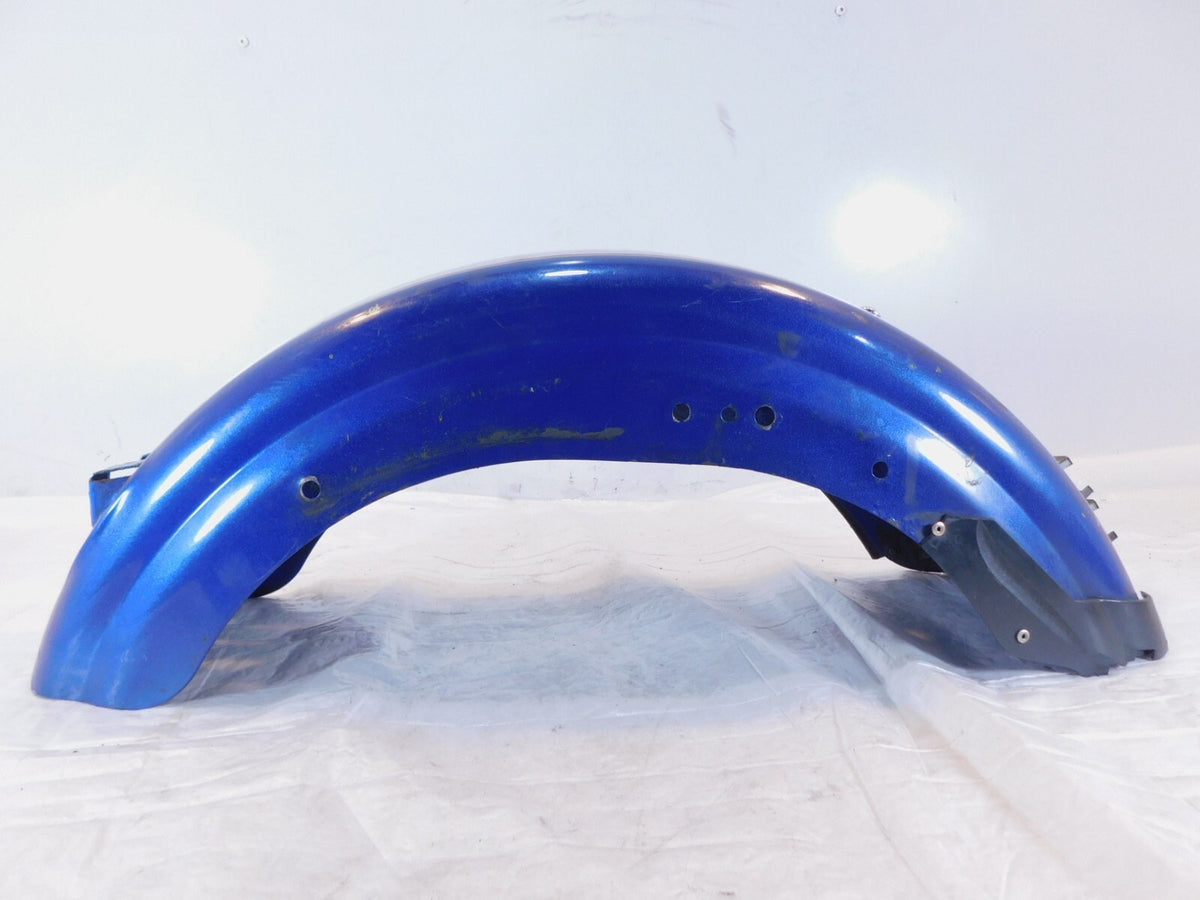 1981-1993 Harley Davidson Sportster 883 1100 1200 Silver Blue Rear Cover Fender - C3 Cycle