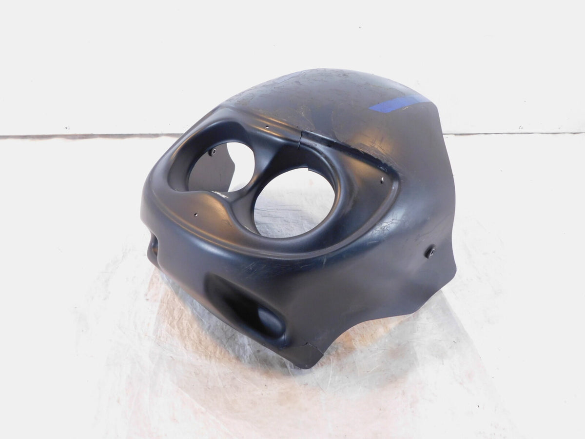 1985-2007 Yamaha V-Max VMX12 VMX1200 Black Front Cockpit Headlight Nose Fairing - C3 Cycle