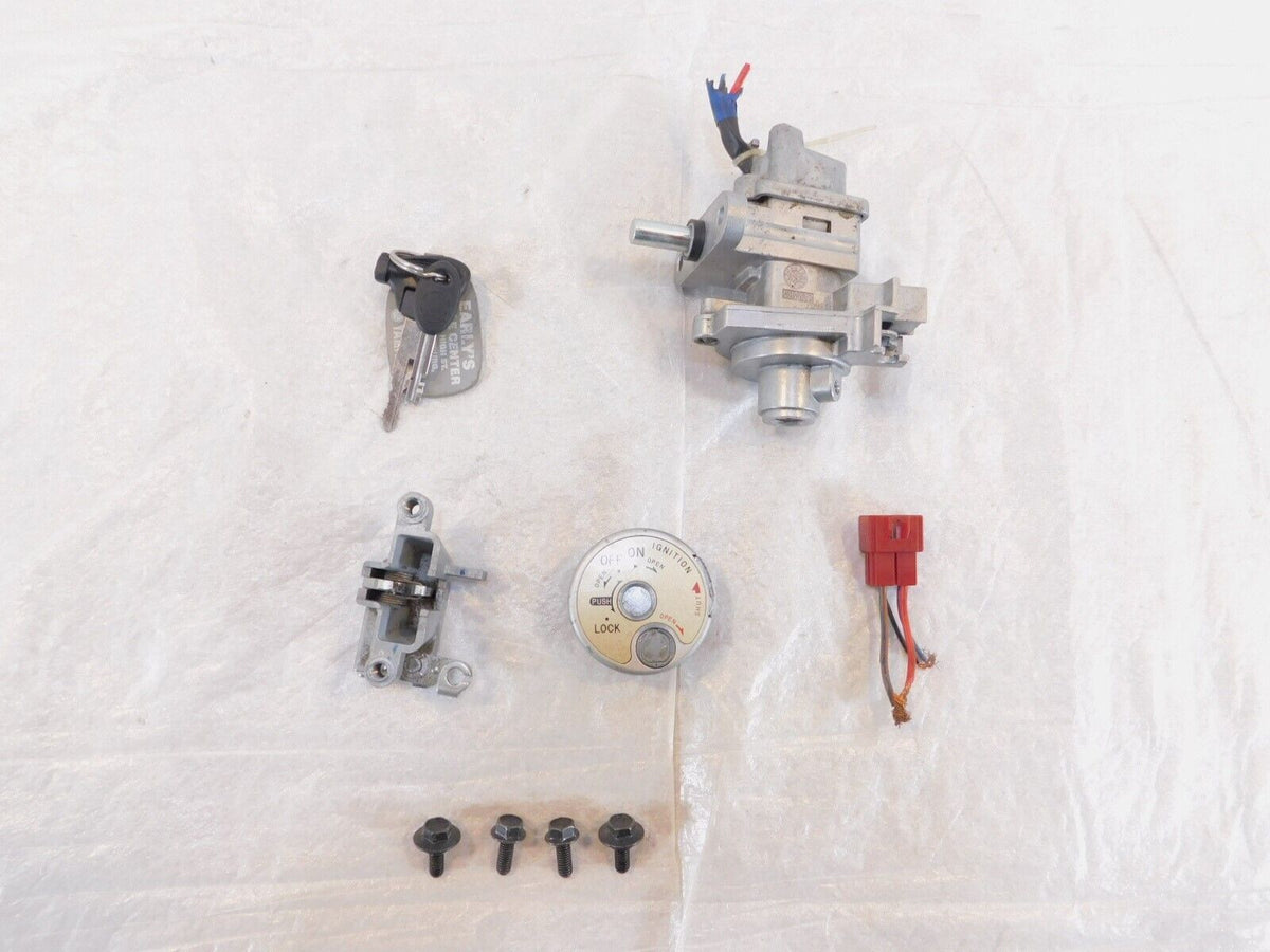 Yamaha YW50 Zuma 50 50F 50FX Gas Fuel Cap Seat & Ignition Switch Lock w/ Key - C3 Cycle