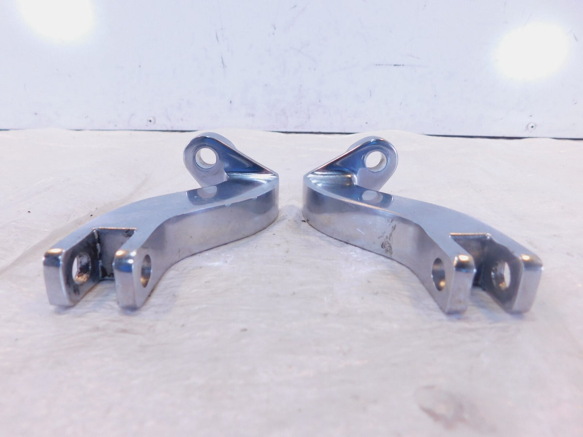 Harley Touring Road King Street Glide Right Passenger Peg Footpeg Mount Brackets - C3 Cycle