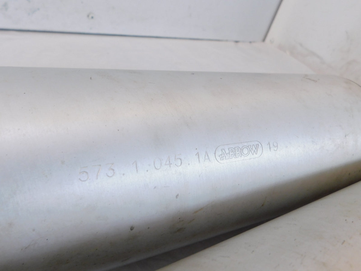 Pair Ducati Sport Touring ST4 Silver Rear Left/Right Exhaust System Mufflers - C3 Cycle