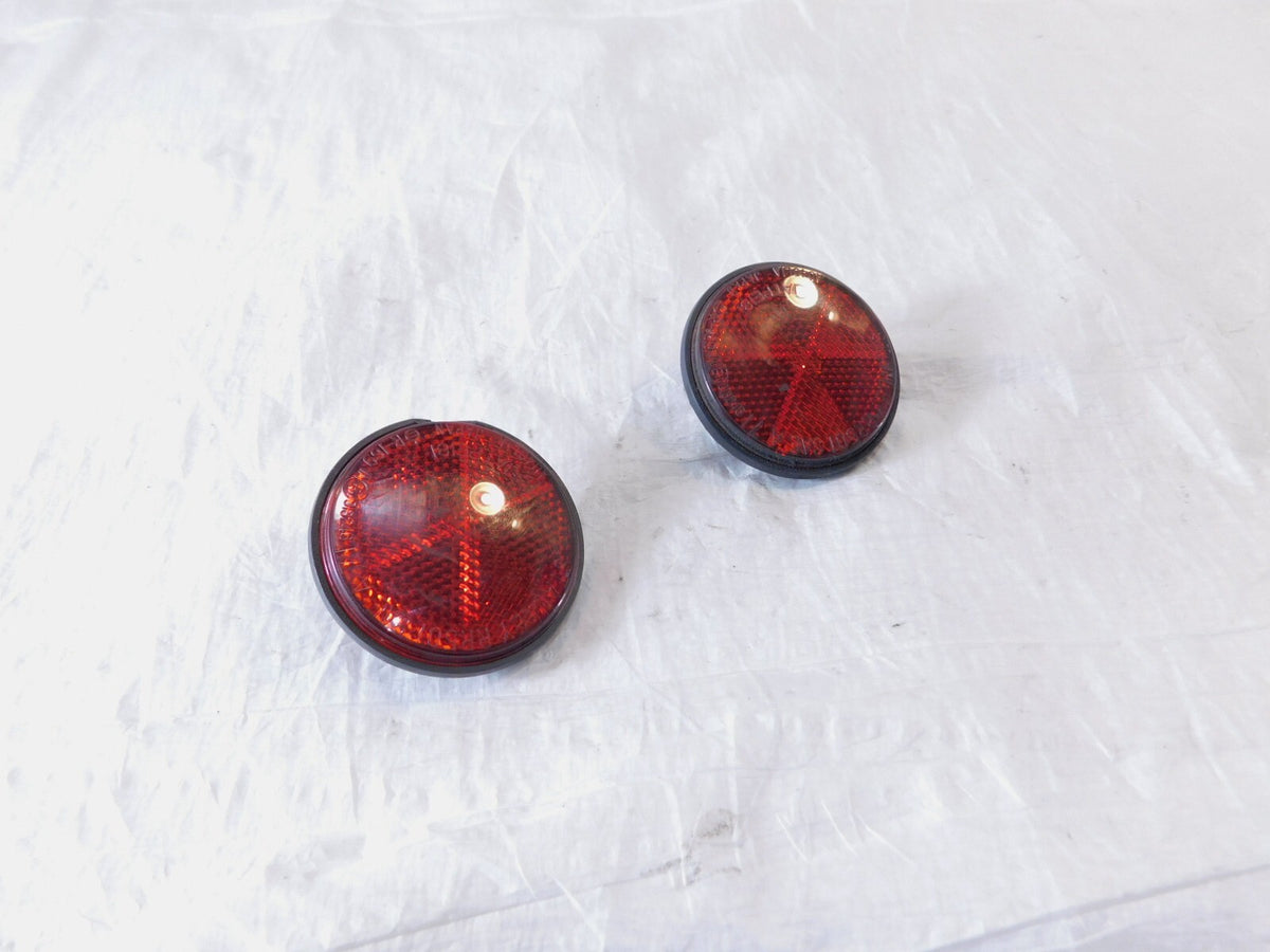 Pair Honda CBR1000RR Shadow 750 1100 Rear License Plate Plate Bracket Reflectors - C3 Cycle
