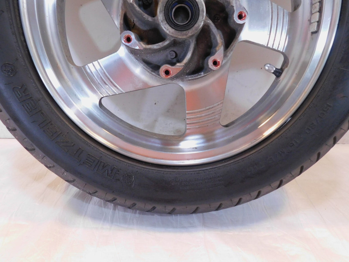 2001-03 Kawasaki Vulcan 1500 VN1500 Nomad FI Front Cast Wheel Rim & Tire 18"x3" - C3 Cycle