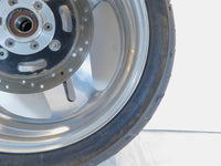 1995 & 1996 Buell M2 Thunderbolt Marchesini Silver Rear Wheel Rim & Tire - C3 Cycle