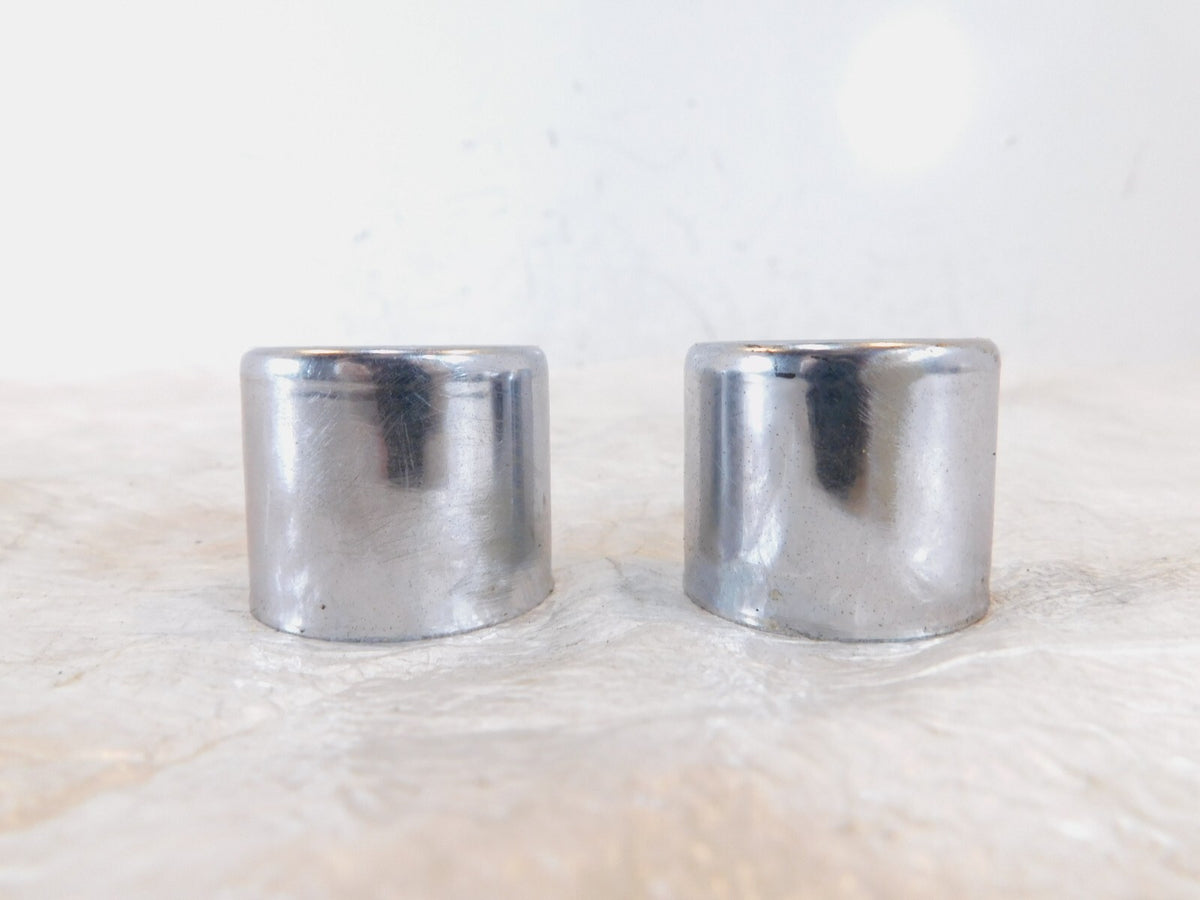 1982-1985 Harley Davidson Sportster XLH 1000 Chrome Upper Top Shock Bolt Covers - C3 Cycle