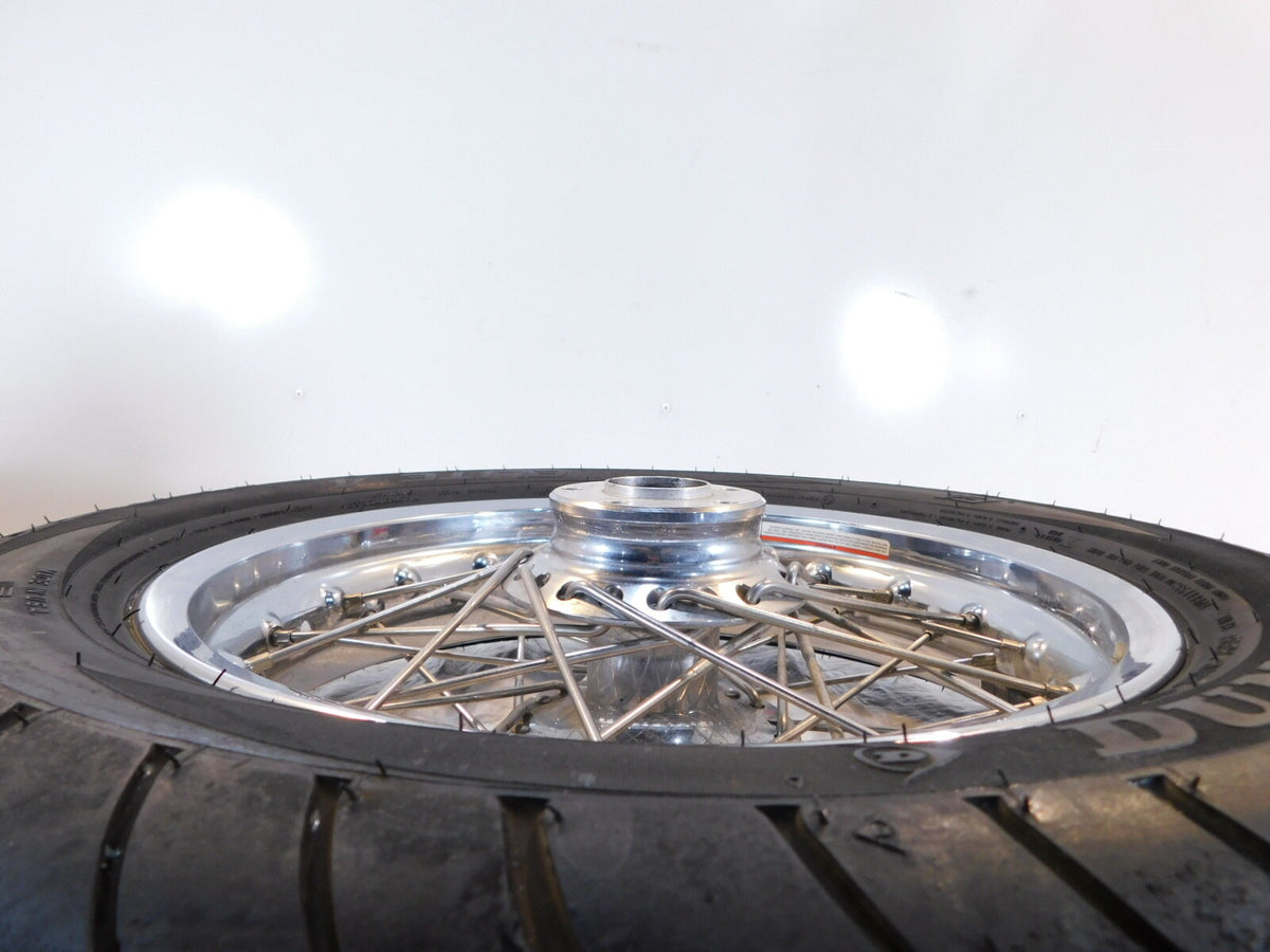 Victory V92 Deluxe & Touring Cruiser Chrome Laced Front Wheel Rim Rotor & Tire - C3 Cycle