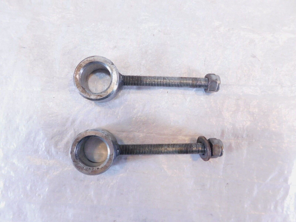 Indian Gilroy Scout Chief & Spirit Chrome Rear Wheel Axle Adjuster Bolts w/ Nuts - C3 Cycle
