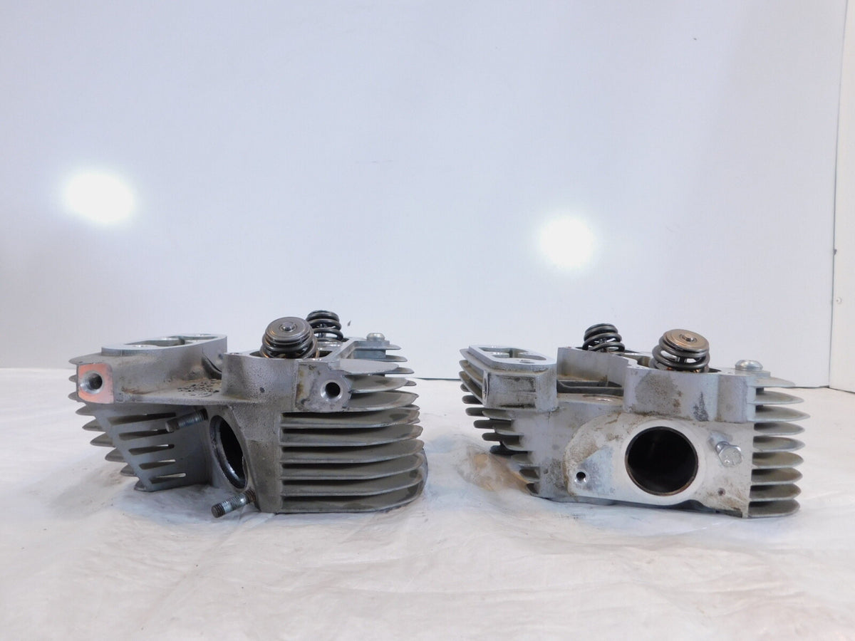 Harley Davidson Sportster XL 883 Super Low Silver Cylinder Heads Springs Valves - C3 Cycle