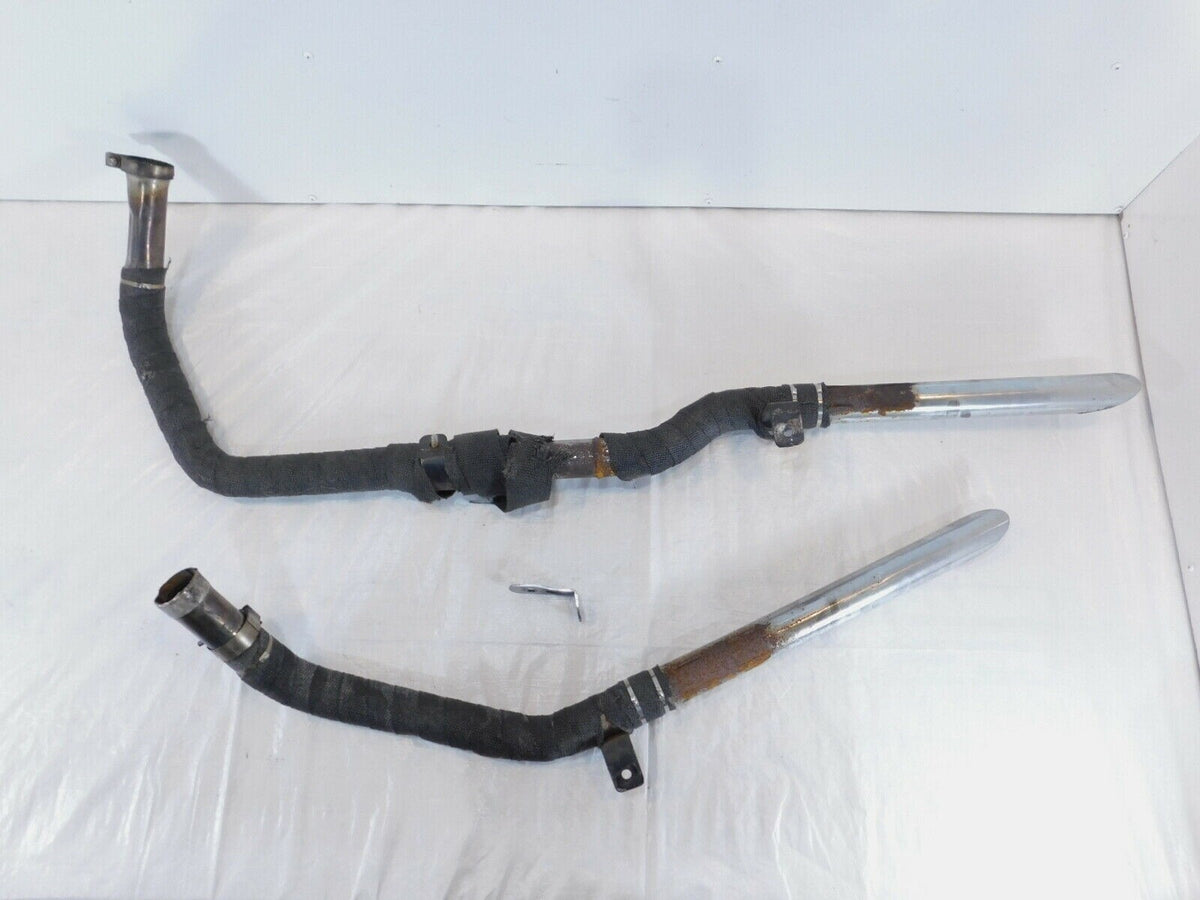 1982-1985 Harley Davidson Sportster XLH Ironhead 1000 Exhaust Drag Pipe System - C3 Cycle