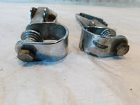 Harley Electra Glide Street Glide Road King Highway Footrest Pegs & Mount Clamps