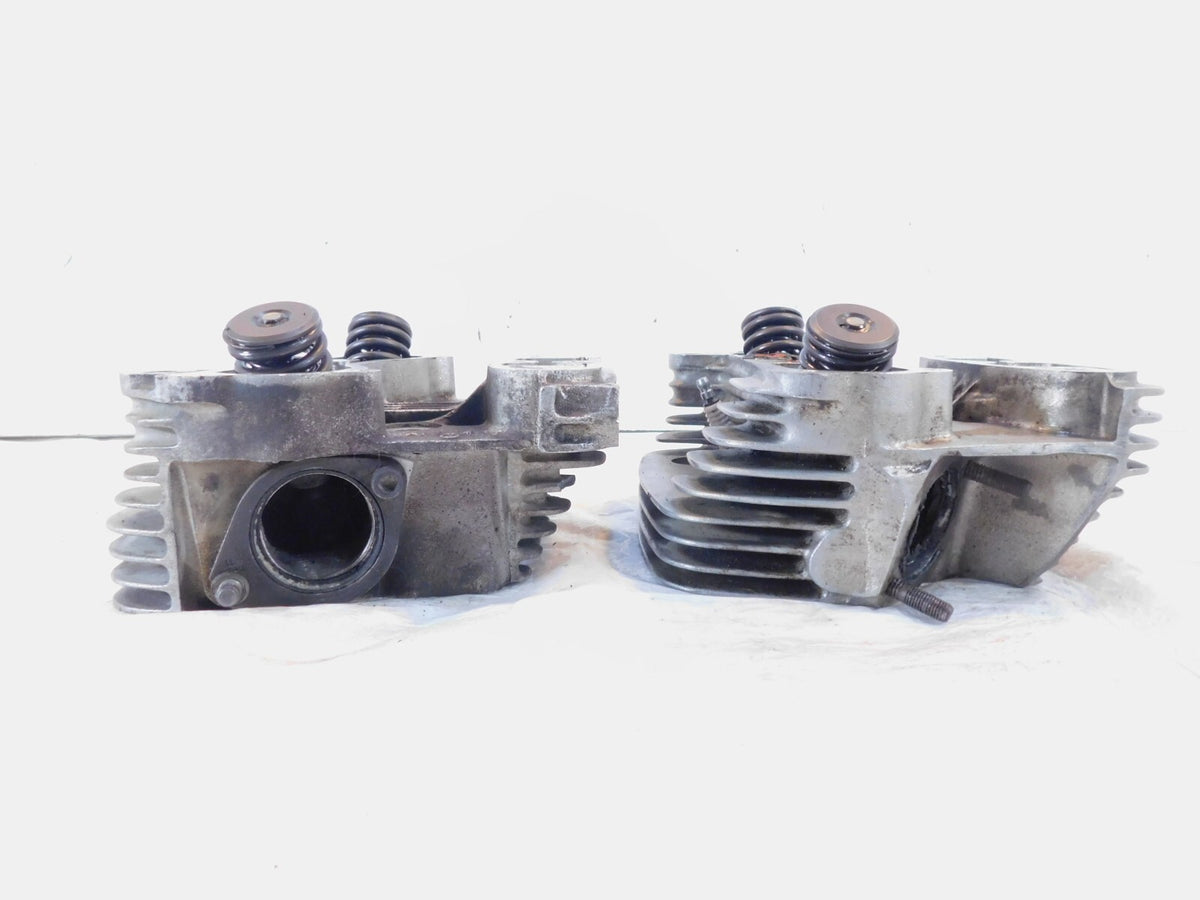Harley Davidson Sportster 883 Hugger & Custom Silver Cylinder Heads w/ Valves - C3 Cycle
