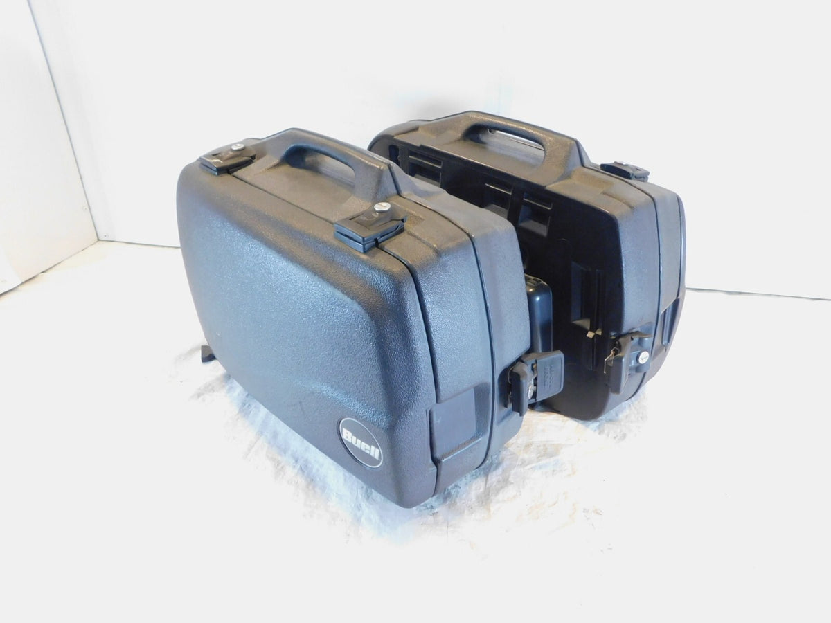 2006-2010 Buell XB XB12 XB12X Ulysses Left & Right Saddlebag Luggage Boxes w Key - C3 Cycle