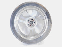 02-03 Kawasaki Vulcan 1500 VN1500 Mean Streak Front Silver Wheel Rim -For Parts - C3 Cycle