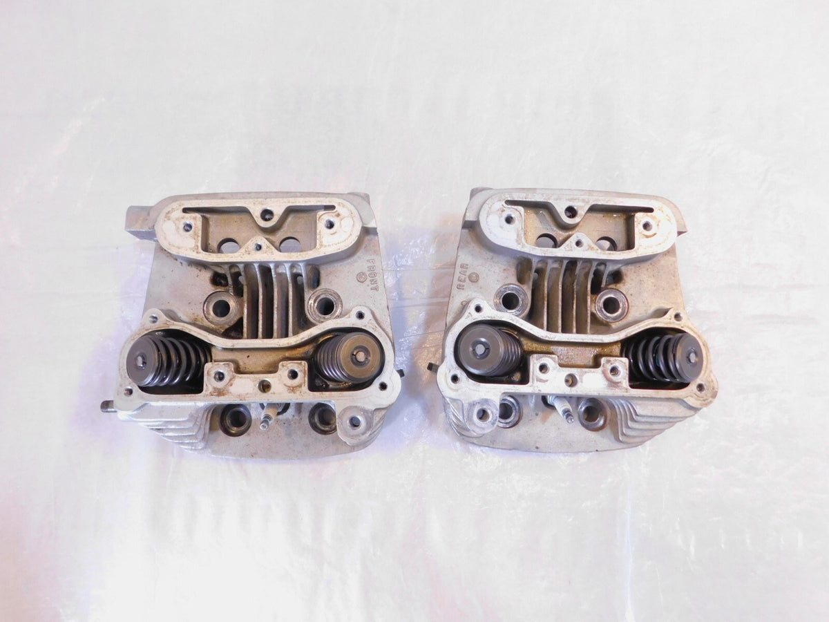 Harley Davidson Sportster 883 Hugger & Custom Silver Cylinder Heads w/ Valves - C3 Cycle