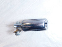 Harley Touring Dyna Sportster & Softail Chrome & Rubber Left Footpeg Footrest - C3 Cycle
