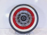 Harley Davidson Softail Heritage Classic Deluxe Spoked Front Wheel Red Rim Tire - C3 Cycle