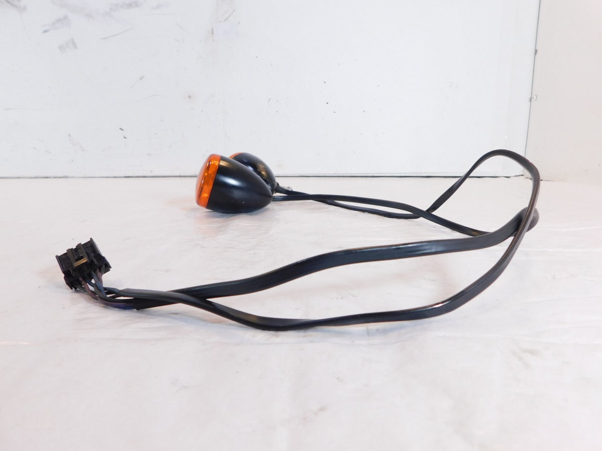 Harley Davidson V-Rod VRod VRSC & Sportster XR1200 Black Turn Signal Indicators - C3 Cycle