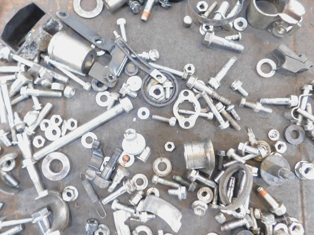 2007 Honda CMX250C Rebel 250 Miscellaneous Nuts Bolts & Brackets Parts Box Lot - C3 Cycle