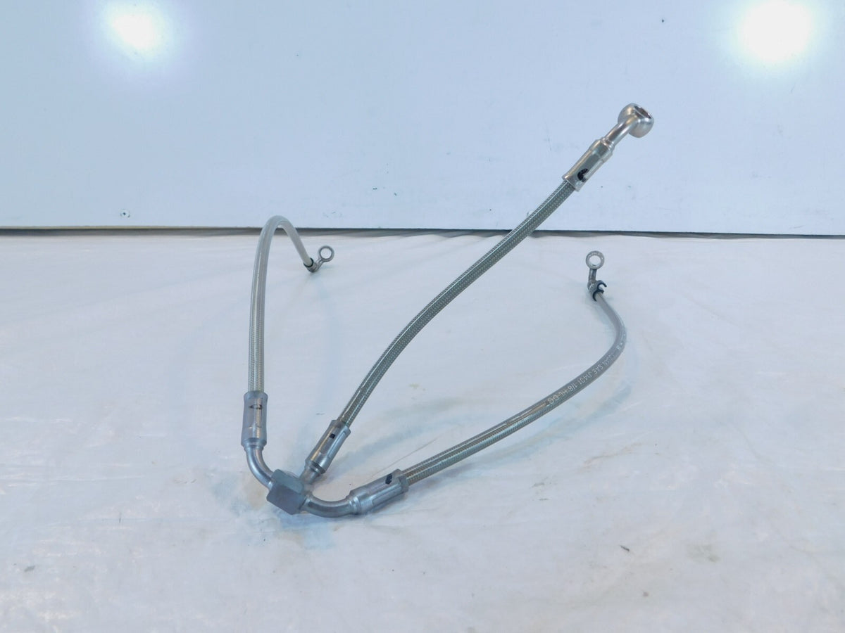 2006-2013 BMW F800S F800ST Front Wheel Brake Pump Unit to Caliper Hose Pipe Line - C3 Cycle
