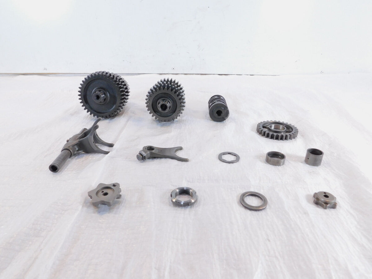 1986 86 Honda VT700 VT700C Shadow 700 Transmission Gears Shafts & Shift Forks - C3 Cycle