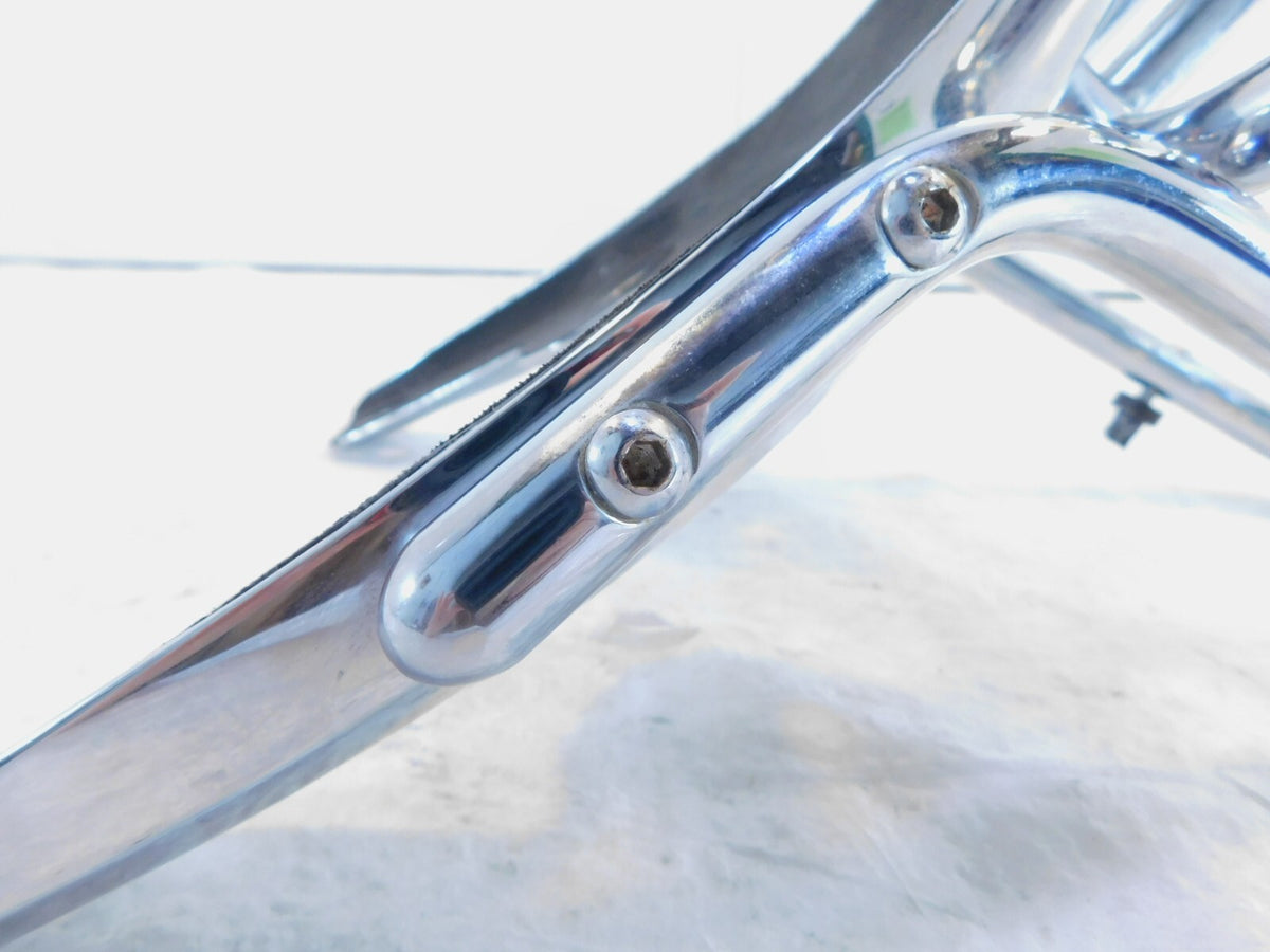 02-06 Harley Davidson V-Rod VRSC VRSCA Chrome Rear Passenger Back Rest Sissybar - C3 Cycle