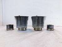 Pair Harley Davidson Sportster 883 Silver Cylinder Jugs w/ Pistons P/N: 16446-86 - C3 Cycle