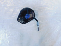 Harley Davidson FXR & Softail & Dyna & Sportster Left Black Rear View Mirror - C3 Cycle