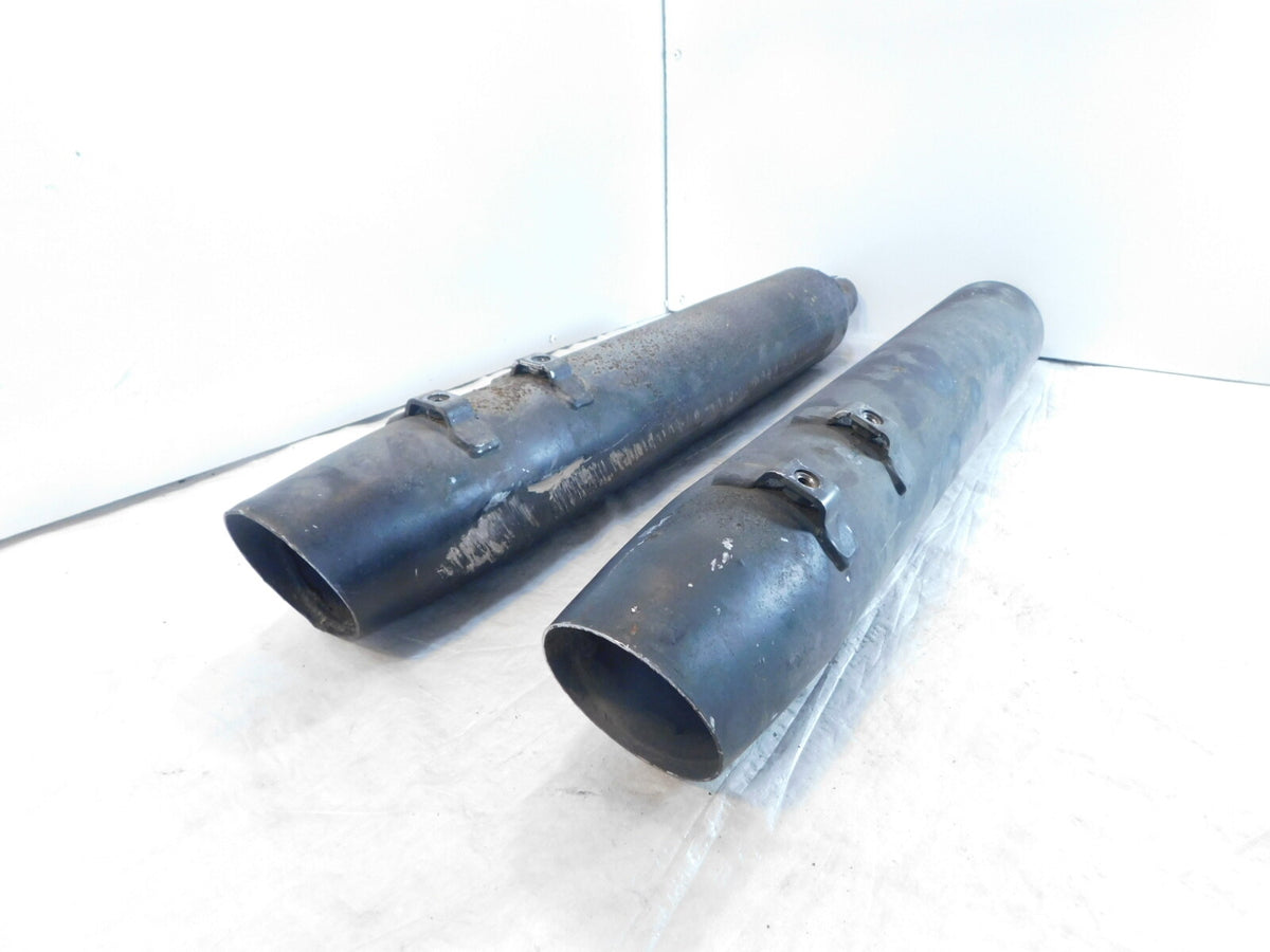 Harley Touring Street & Electra Glide & Road King Slash Cut Exhaust Mufflers - C3 Cycle