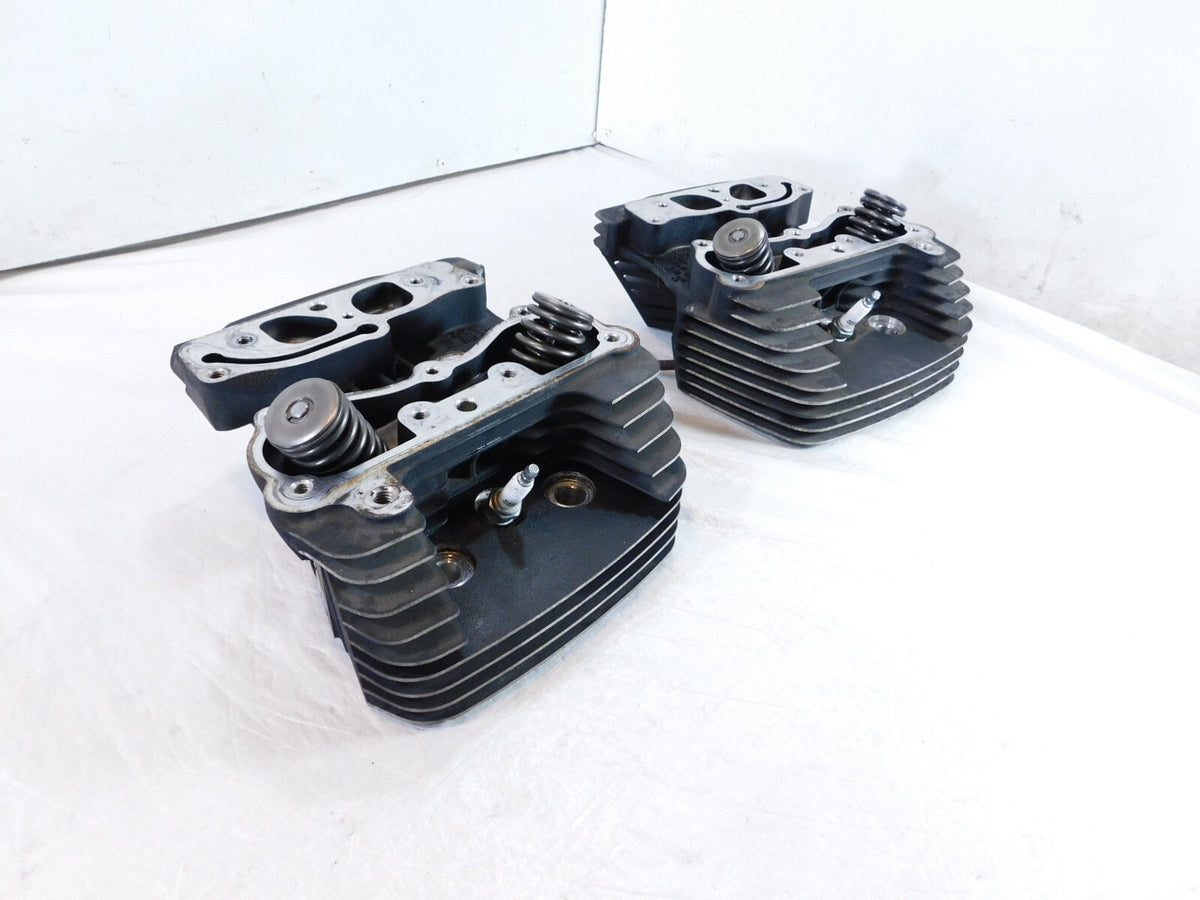 Harley Davidson Touring Softail & Dyna Black Cylinder Heads & Valves w/ Springs - C3 Cycle