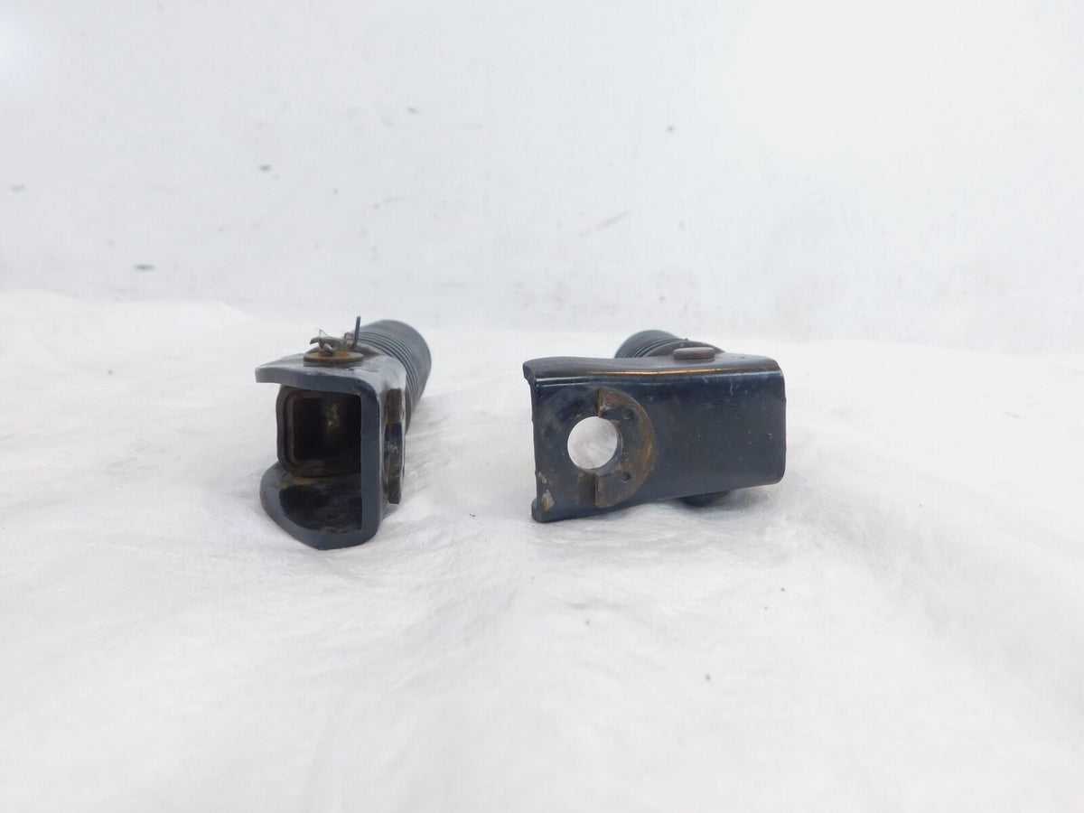 1979-1982 Honda CB650 CB650C Custom Black Rear Left/Right Foot Pegs Footrests - C3 Cycle
