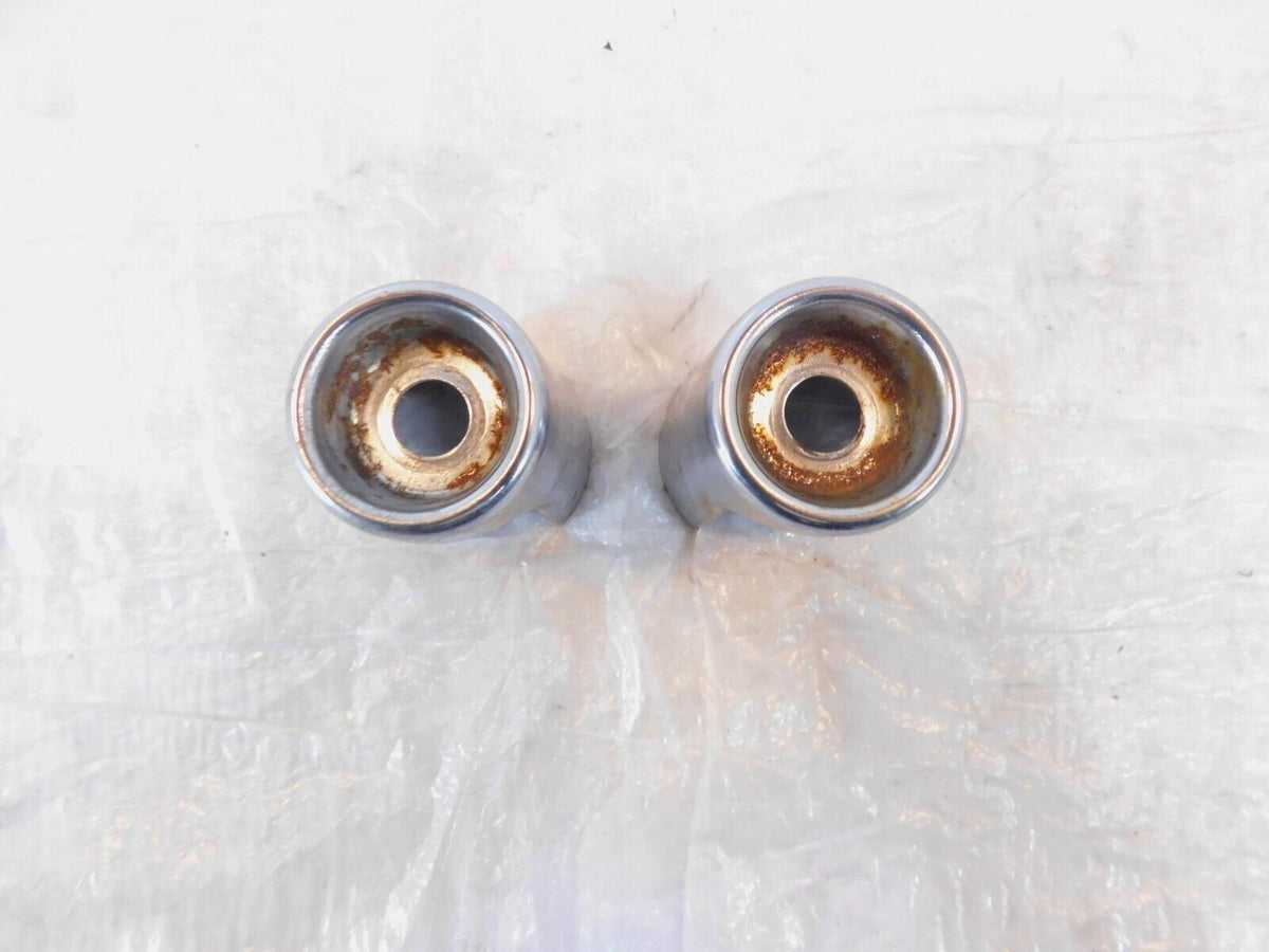 Harley Dyna Wide & Super Glide Low Rider Chrome Rear Shock Absorber Bolt Covers